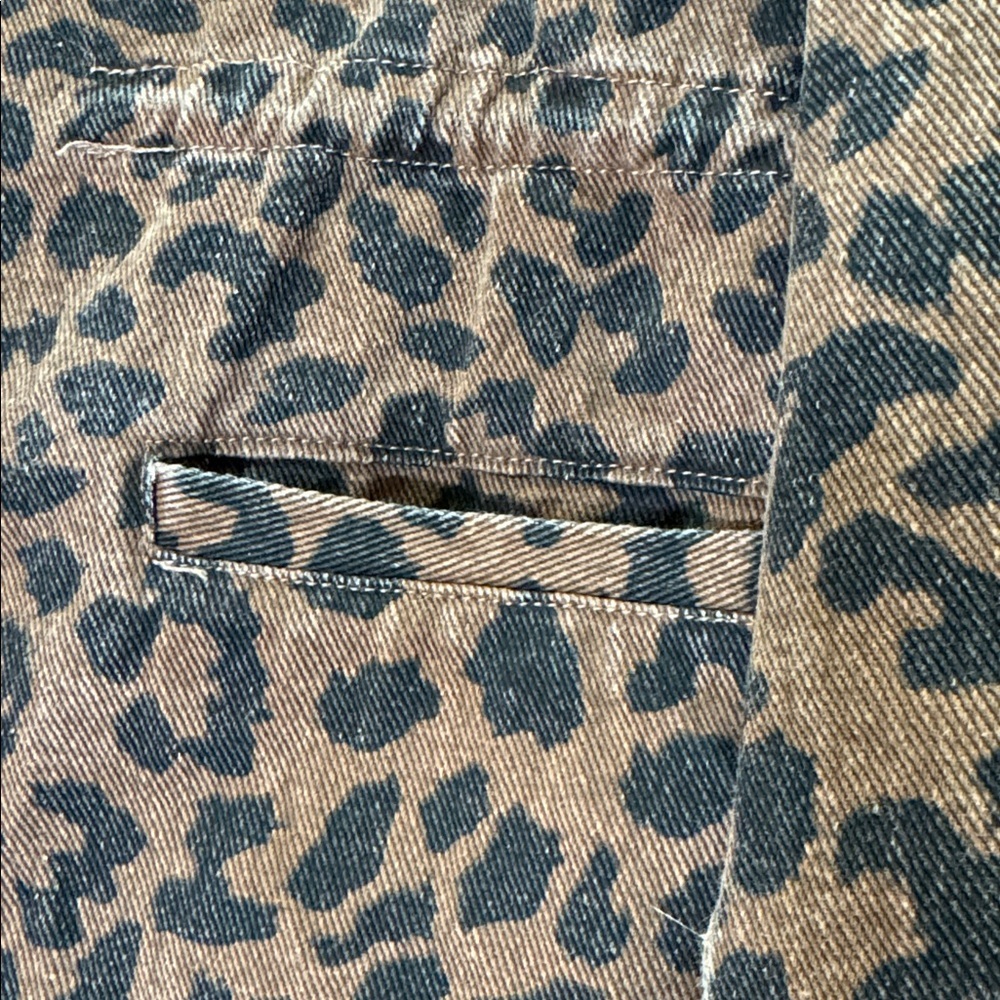 Leopard demin  Print Jacket - Picture 4 of 7